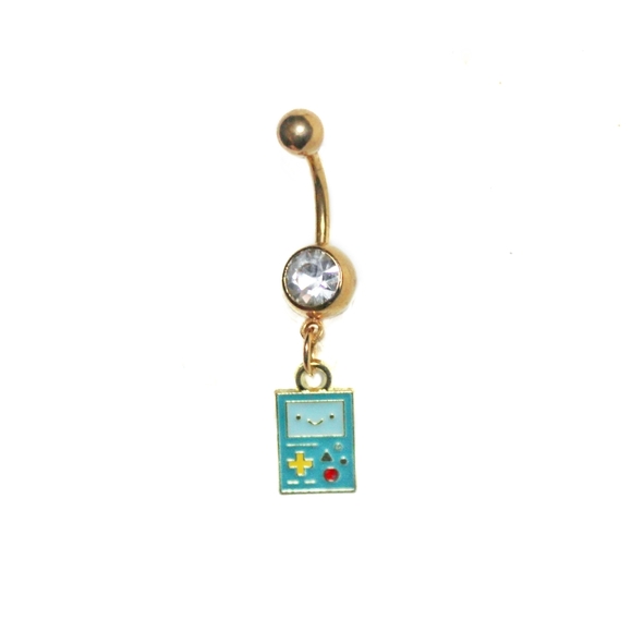 BMO Adventure Time character belly ring - Picture 5 of 5